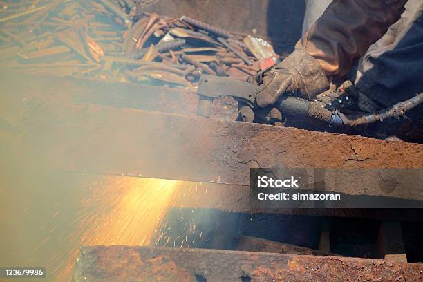 De Corte Plasma - Fotografias de stock e mais imagens de Aço - Aço, Calor, Chama