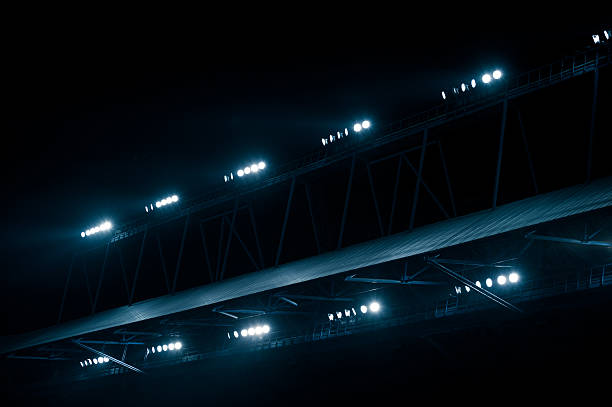 Stadium lights Stadium lights floodlight stock pictures, royalty-free photos & images