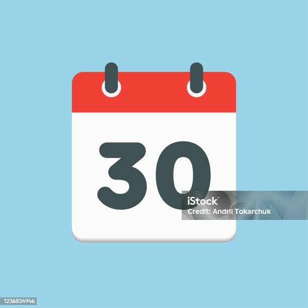 Vector Icon List Calendar Day Date Number 31 Stock Illustration - Download Image Now - Abstract, Annual Event, Backgrounds - iStock