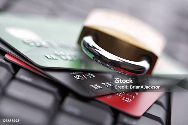 Credit Card Security Stock Photo - Download Image Now - Credit Card, White Collar Crime, Security