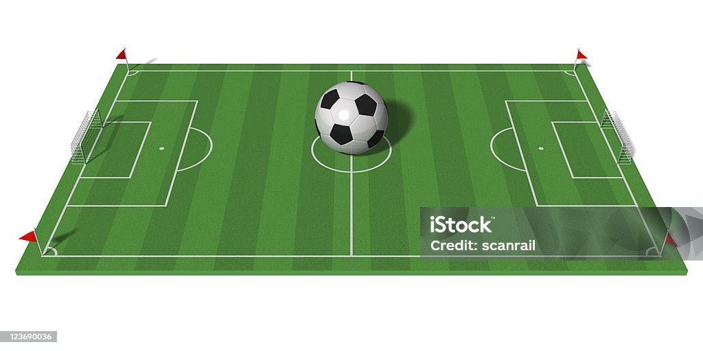 サッカー選手権のコンセプト - 3Dのロイヤリティフリーストックフォト