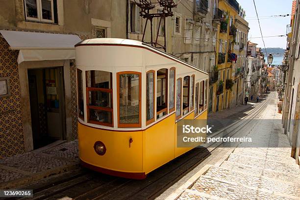 Lisbon Tram Stock Photo - Download Image Now - Lisbon - Portugal, Cable Car, City