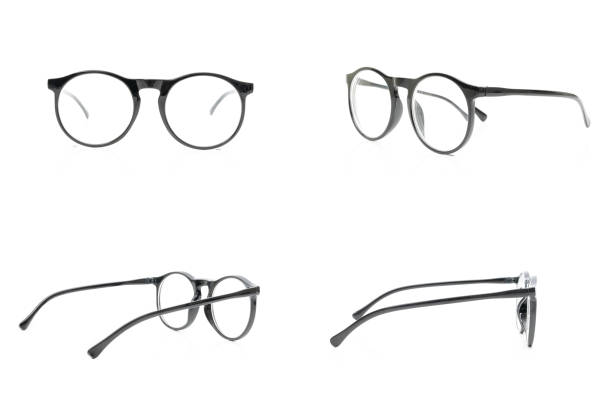 istock Collection Glasses black on white background 1236916104