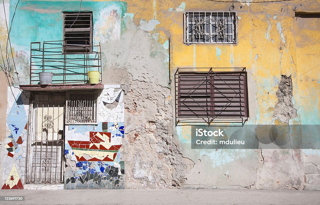 다채로운 전원주의 미흡함, 쿠바 아바나 - 로열티 프리 0명 스톡 사진