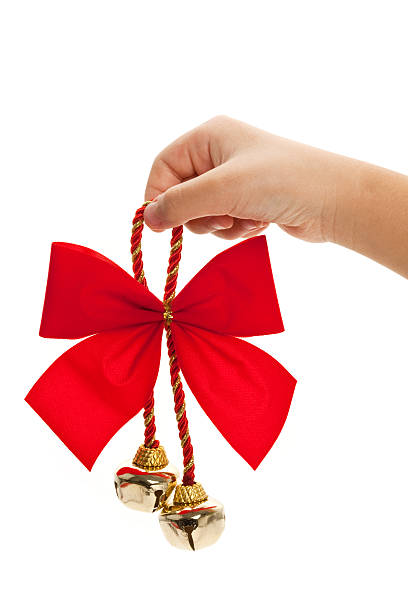 istock Christmas Bells and ribbon 123691915