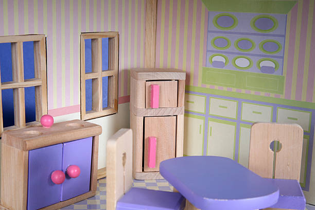 istock Dollhouse kitchen. Furniture.  Inside of. 123693505
