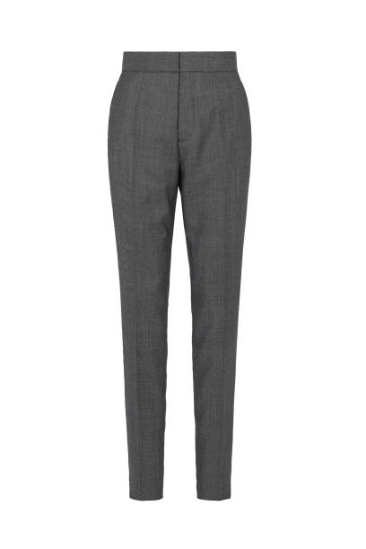 istock Front views of grey trousers 1236957619