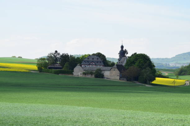istock pilgrim'S church Fraukirch with yellow fields 1237069354