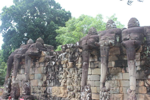 istock Anrkor ruins in Cambodia<2> (one of the most famous and significant histtorical site in the world) 1237079348
