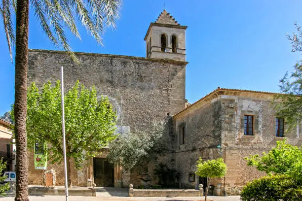 Church Esglesia de Sant Domingo in Pollensa, Majorca, Balearic Islands, Spain, Europe