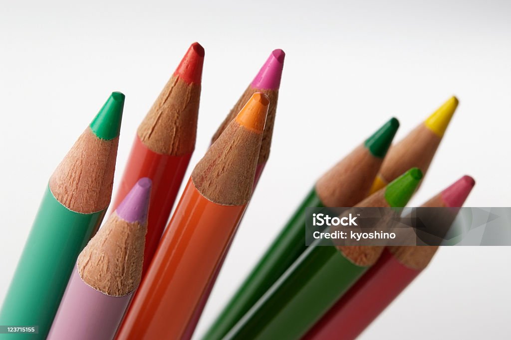 カラー鉛筆 - カットアウトのロイヤリティフリーストックフォト