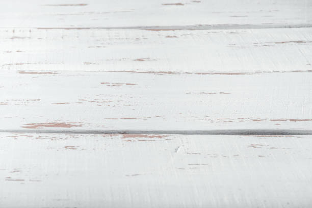 istock White colored old vintage wooden backdrop. Grunge wood background. 1237165482
