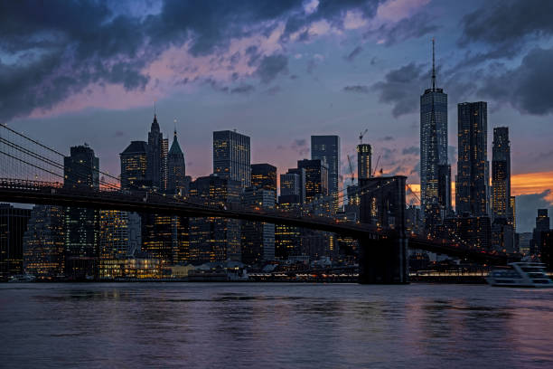 istock Panorama New York City at night 1237211186