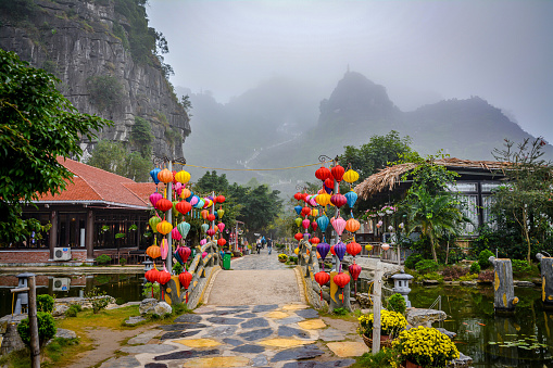 View to the Mua Caves, Ninh Binh, Vietnam