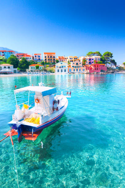 istock Assos village in Kefalonia, Greece 1237299304