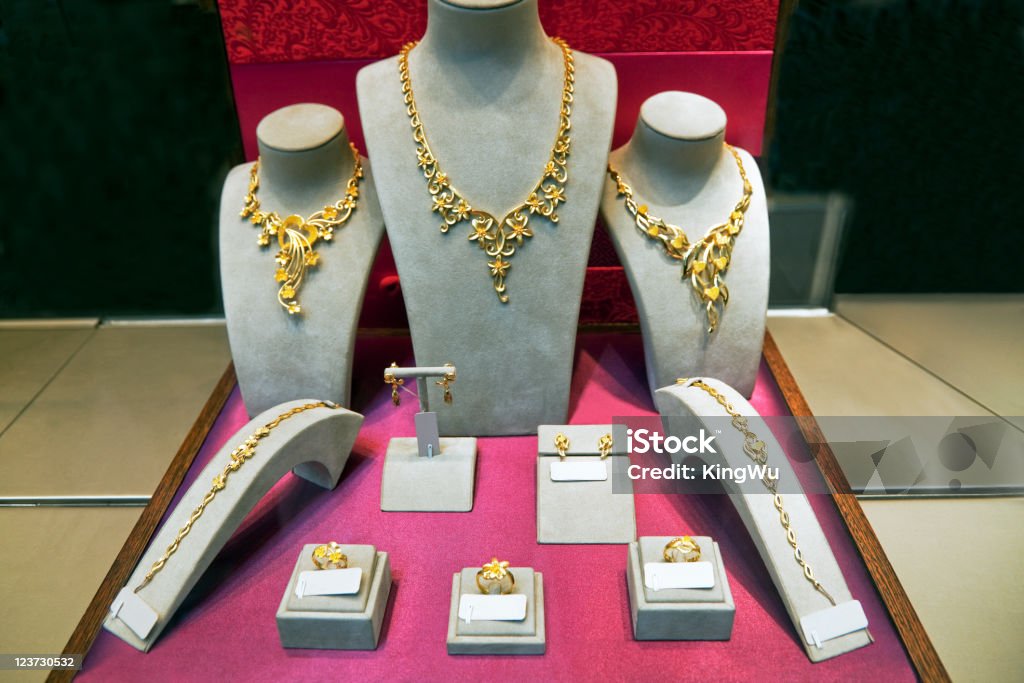 Jewelry Store Jewelry Store Display. Jewelry Store Stock Photo