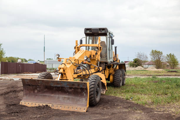 istock Yellow bulldozer with bucket. Wheel Loader. Heavy Equipment Machine. Tractor Front Loader. Construction Machinery. 1237306642
