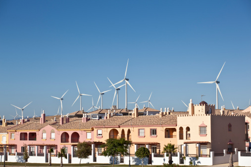 Wid farm and luxury summer villas in Tarifa, the south of Spain. Canon 5DMkII