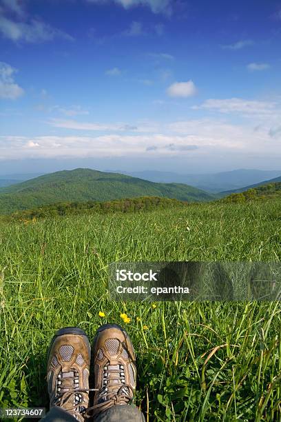 Hiker View Stock Photo - Download Image Now - Appalachia, Appalachian Mountains, Boot