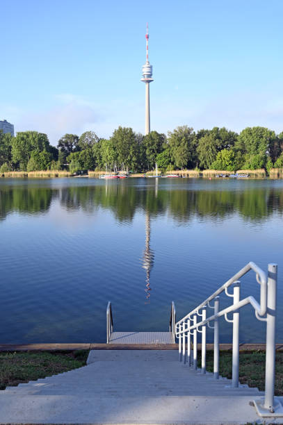 istock Tv tower and Danube riverside in Vienna Austria 1237365366