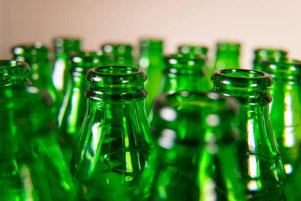 istock recycling bottles, ecological recycling, green bottles 1237401571