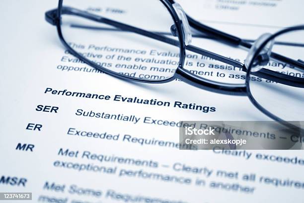 Performancebewertungsformular Stockfoto und mehr Bilder von Leistungsbeurteilung - Leistungsbeurteilung, Berufliche Beschäftigung, Aufführung
