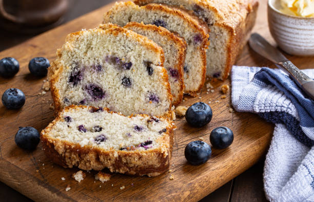 istock Sliced Blueberry Loaf Cake 1237524998