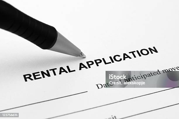 Rental Application Stock Photo - Download Image Now - Agreement, Application Form, Authority