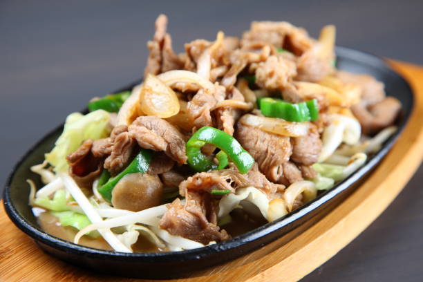 istock Genghis Khan lamb barbecue plate 1237587703