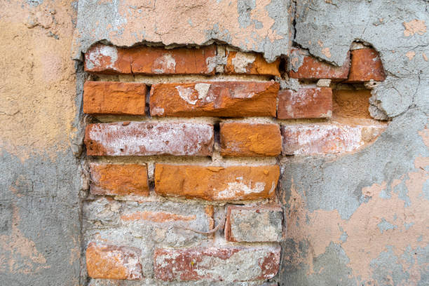 istock Fragment of an old brick wall 1237591957