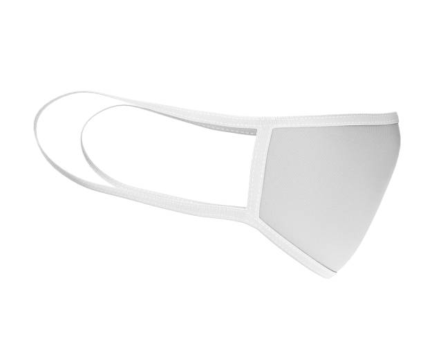 istock White Face Mask Mockup side view, Blank dust mask 3d rendering isolated on white background 1237660977