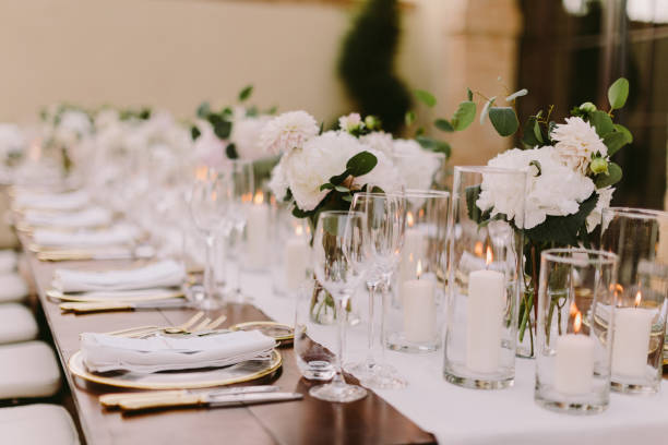 istock wedding banquet decoration in Italy 1237664164