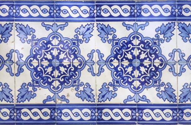 istock Traditional Portuguese tile tiles 1237675307