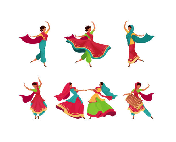 10,045 Indian Dance Illustrations & Clip Art - iStock | South indian dance, Indian  dance close up, Indian dance stage