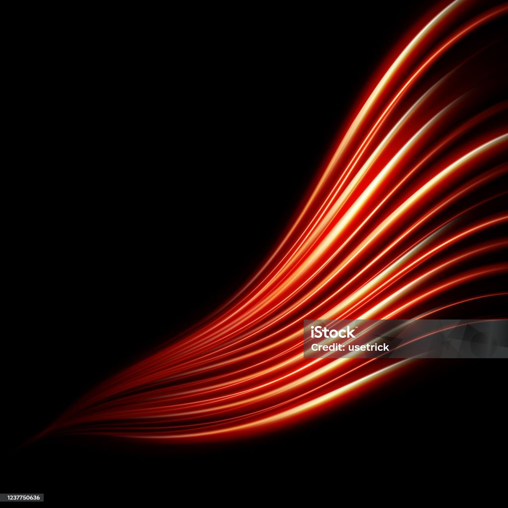 Visual Line Red Abstract Red Lines Eps 10 Stock Illustration - Download Image Now - Art ...