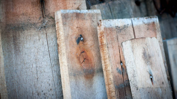 istock Wooden planks and buckets 1237822271