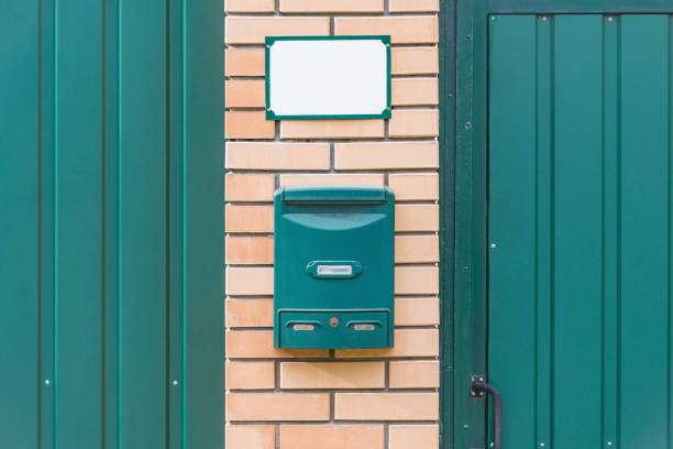 istock Mail box on the brick fence. 1237826888