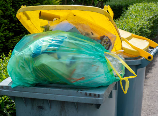 istock Garbage can full of plastic waste environment 1237835873