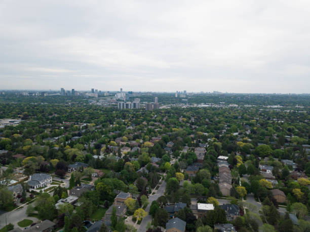 istock Drone watching Toronto from above North York 1237842187