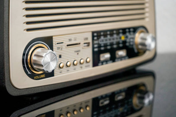 istock Vintage Radio Retro Bluetooth Speaker 1237865917