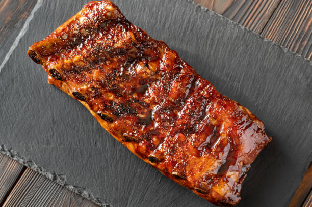 istock Grilled pork ribs 1237920494