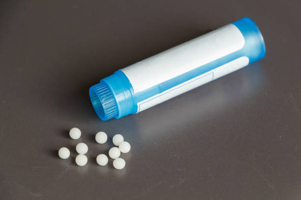 Homeopathy tube and granules for alternative treatment