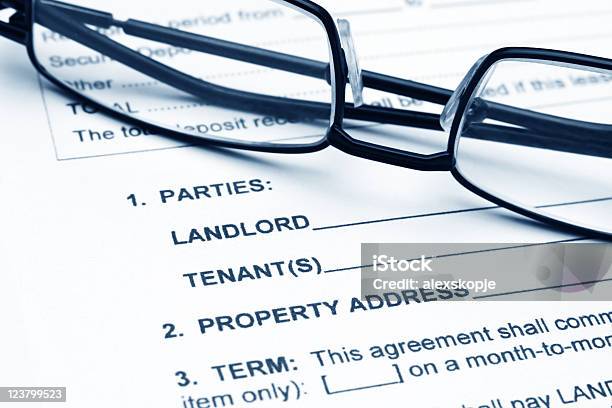 Residential Lease Agreement Stock Photo - Download Image Now - Contract, Agreement, Document