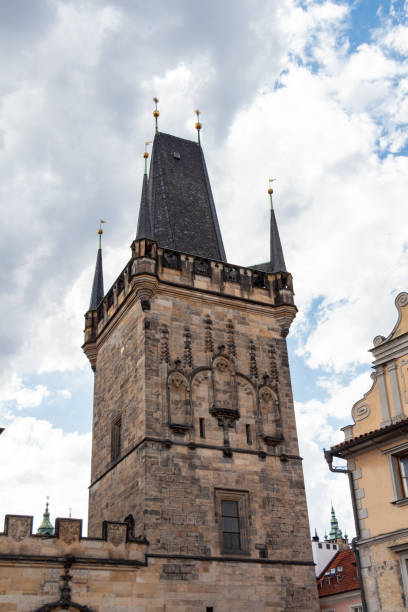 istock Tower of Charles bridge in Prague 1237996757