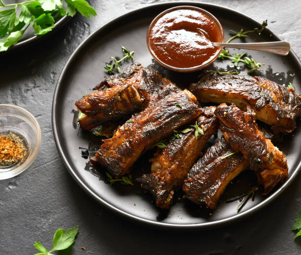 istock Grilled spare ribs 1238002252