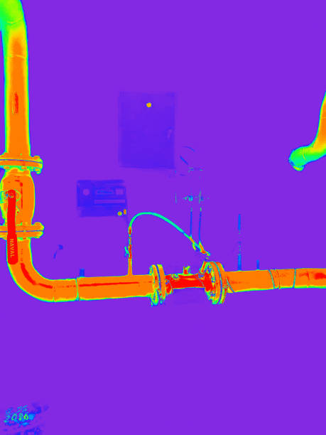 istock Heat loss control. Infrared shooting. 1238052344