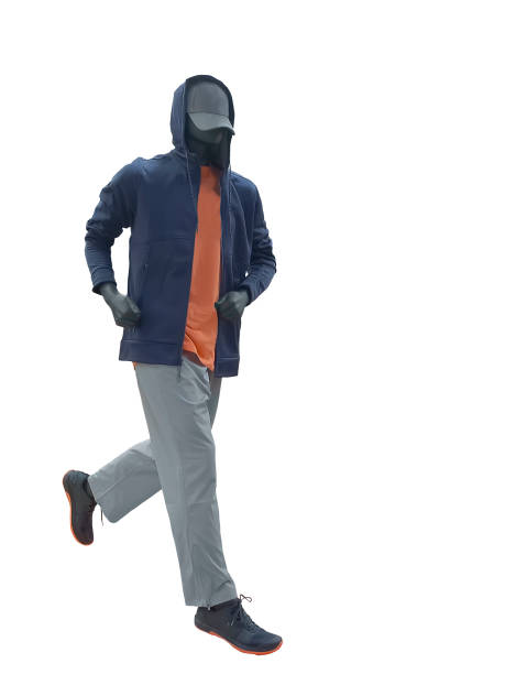 istock Running male mannequin. 1238055036