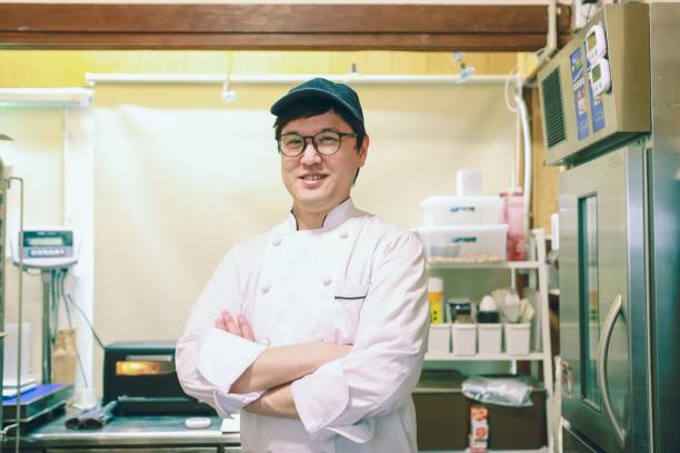 istock Portrait of Asian male baker 1238066528