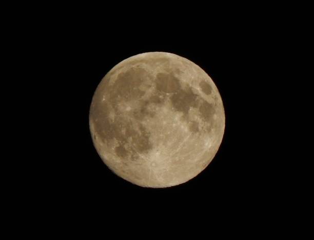 istock Full moon against the black sky 1238178855
