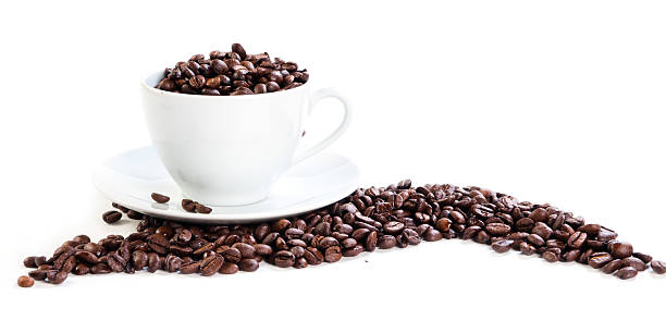 istock Cup full of coffee beans 123817894